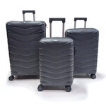 Set Valijas Flb Pp Gris Oscuro 20 24 28 183 4Ruedas